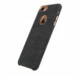 Wholesale iPhone 8 Plus / iPhone 7 Plus / iPhone 6S 6 Plus Wool Style Armor Hybrid Case (Brown)